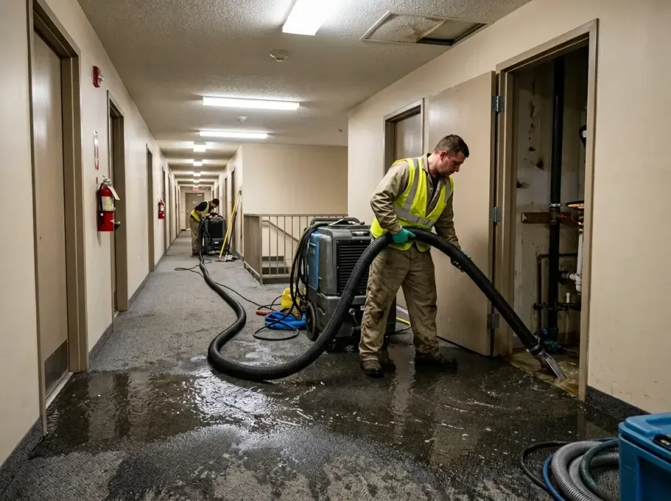 multi-unit-apartment-hallway-f-005 — frequently asked questions, Emergency Burst Pipe Water Extraction & Removal in El Sobra…